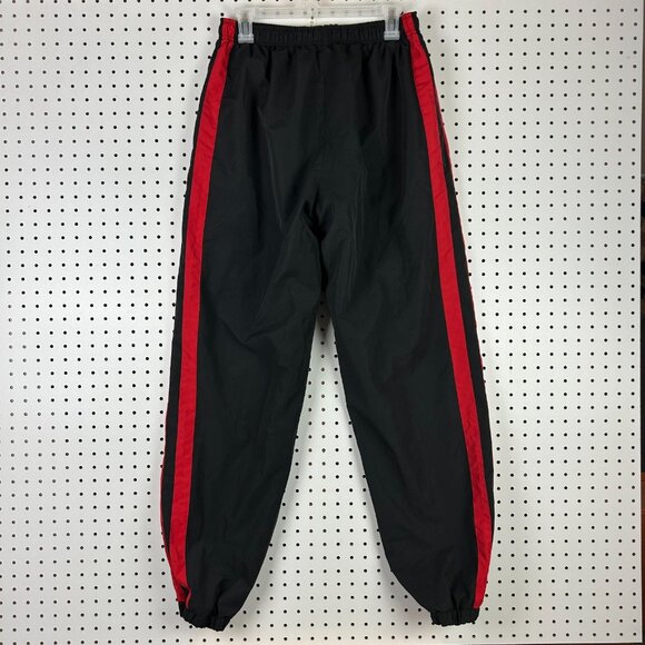 FUBU 90s Track Pants Medium Blue Red Black Hip Hop Baggy Pockets Workout Set - Picture 4 of 6